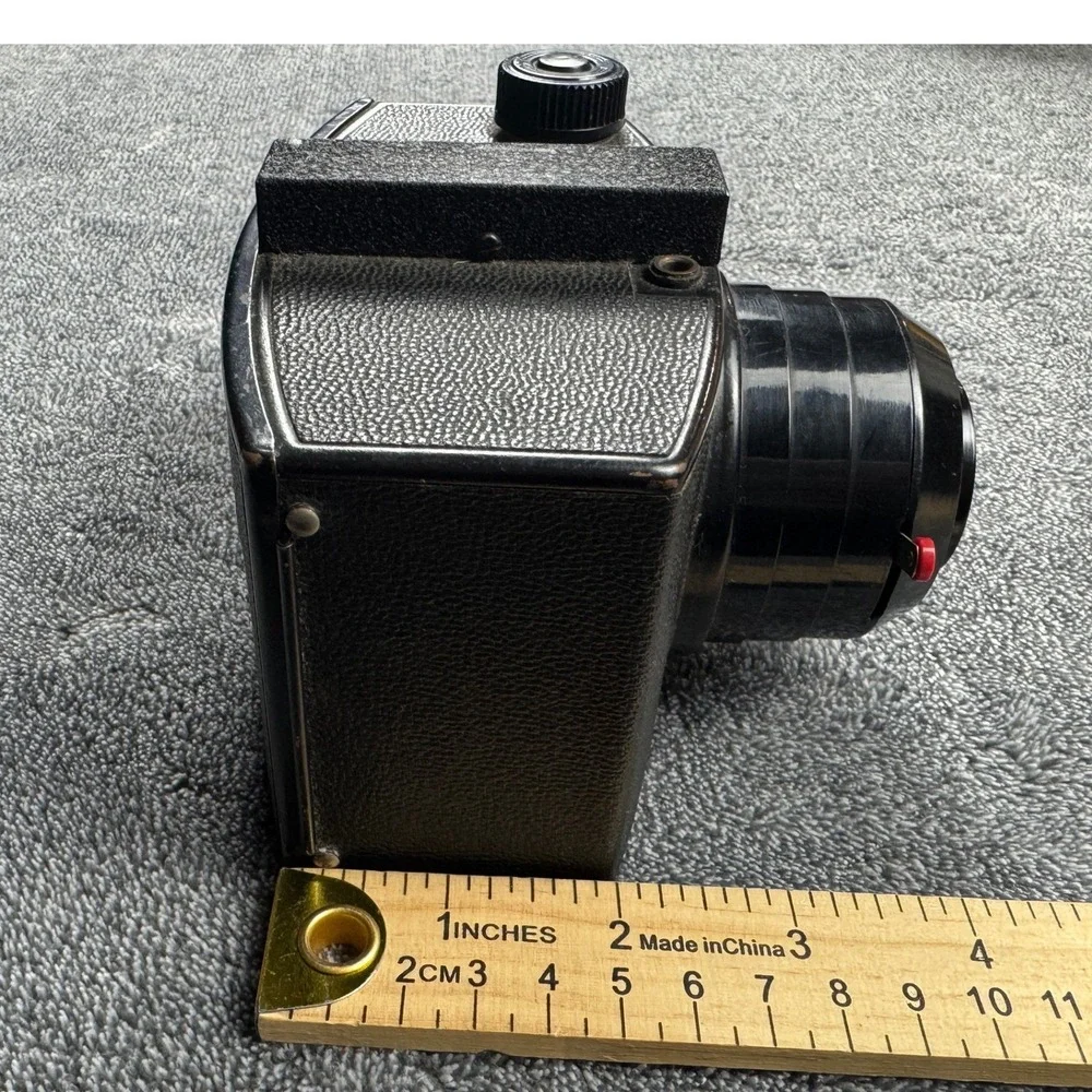 Vintage Ansco‎ Pioneer Box Camera Black 616 Film Made in USA Binghamton NY